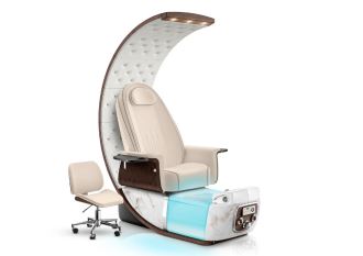 LEXOR PRIVÉ Lounge Pedicure Chair - IVORY Color